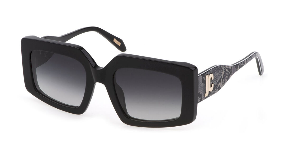 Just Cavalli SJC020 0700, Black frame, Gradient Grey lenses
