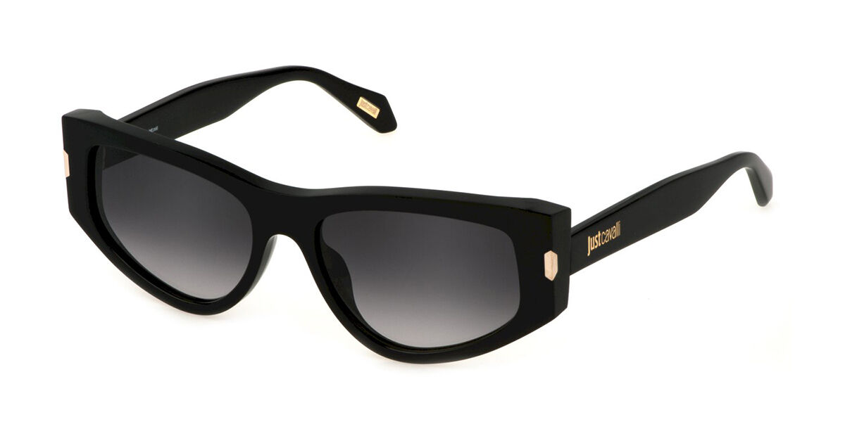 Just Cavalli SJC034 0700, Black frame, Gradient Grey lenses
