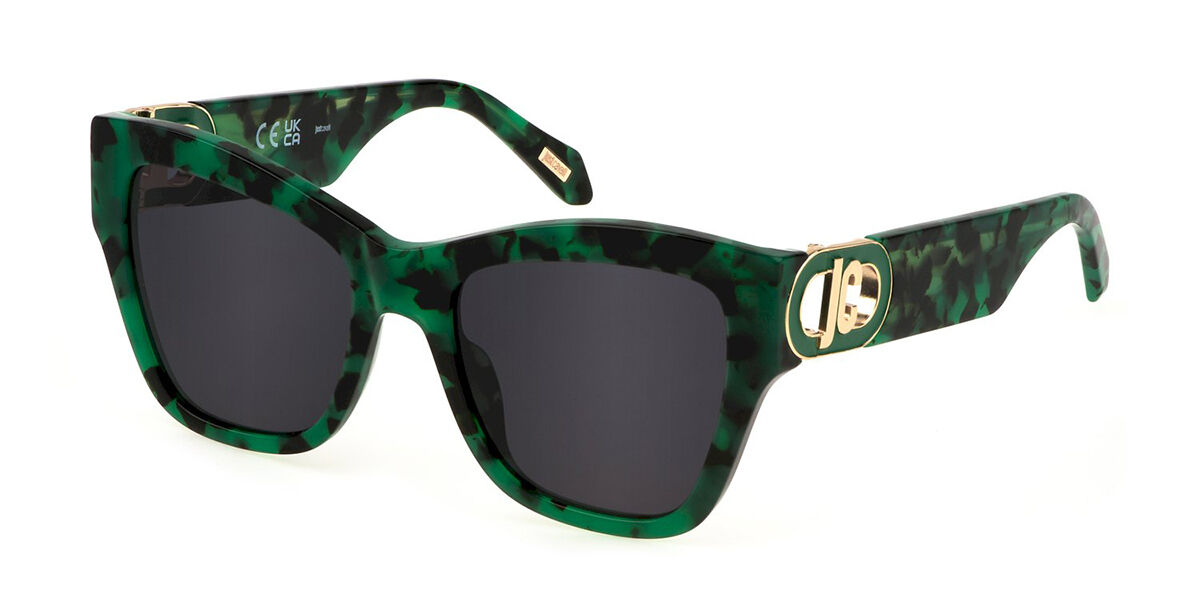 Just Cavalli SJC037 092I, Tortoiseshell frame, Dark Grey lenses