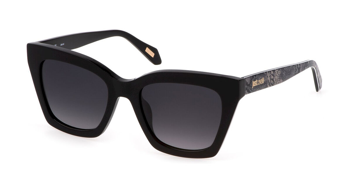 Just Cavalli SJC024 700Y, Black frame, Gradient Grey lenses
