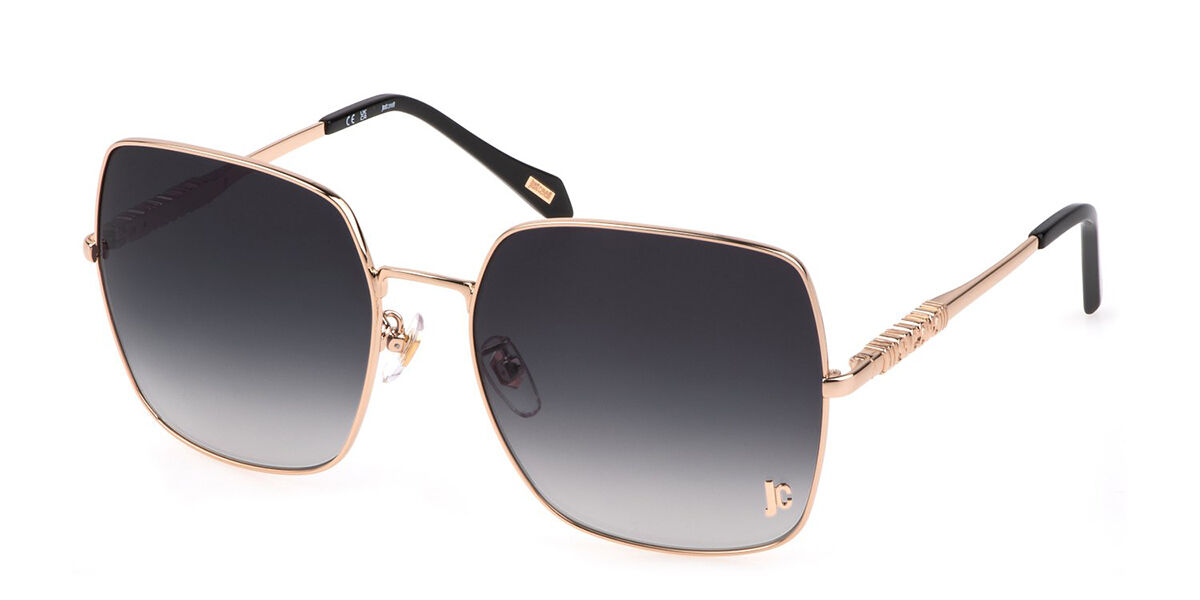 Just Cavalli SJC031 0349, Gold frame, Gradient Dark Grey lenses