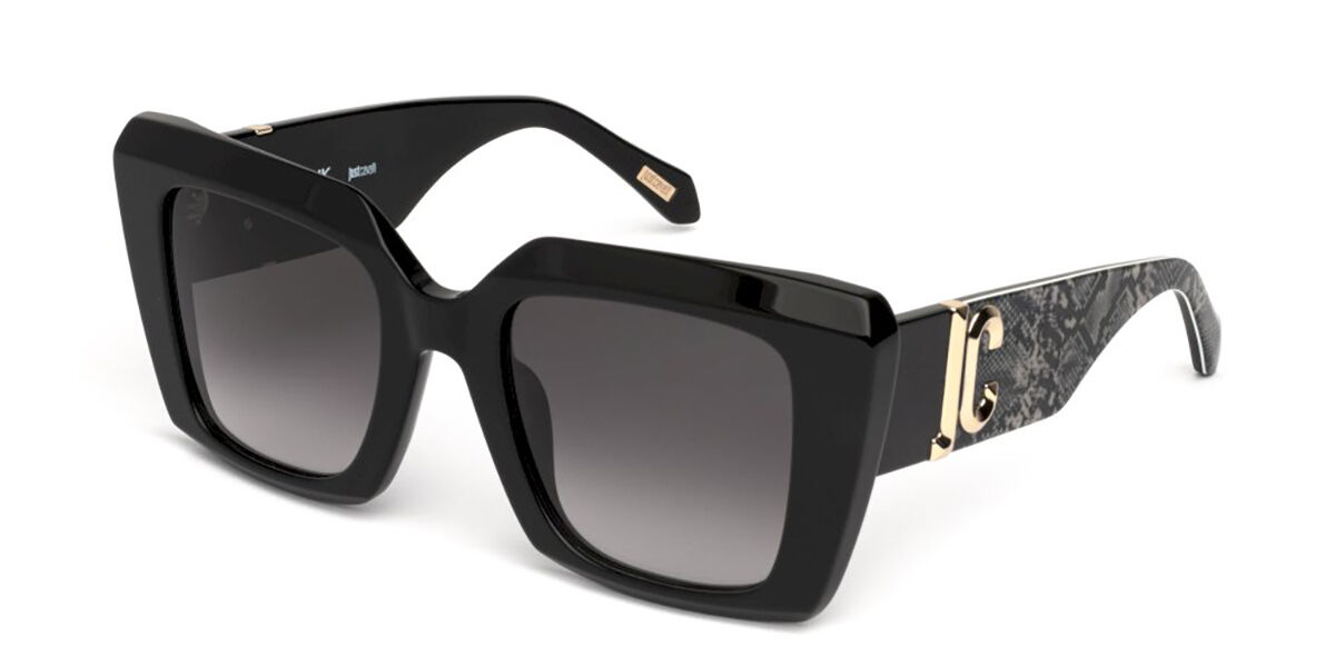 Just Cavalli SJC104 0700, Black frame, Gradient Smoke Grey lenses