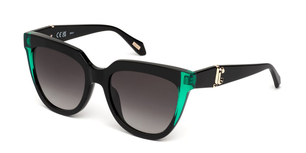 Just Cavalli SJC105V 700Y, Black frame, Gradient Smoke Grey lenses