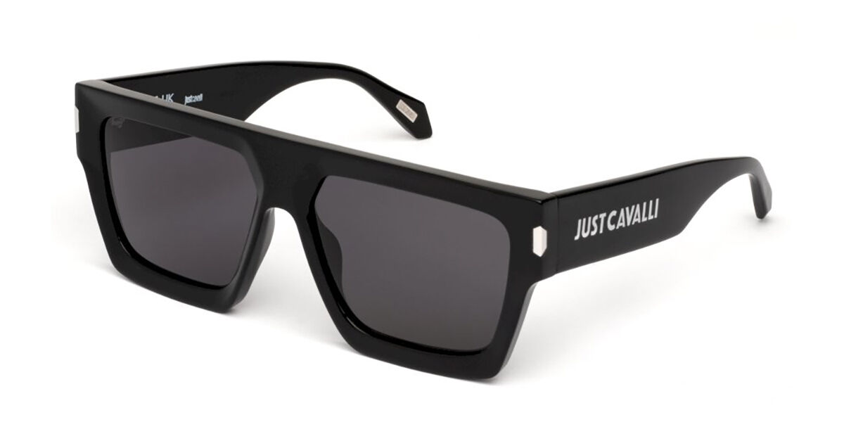 Just Cavalli SJC107 0700, Black frame, Smoke Grey lenses