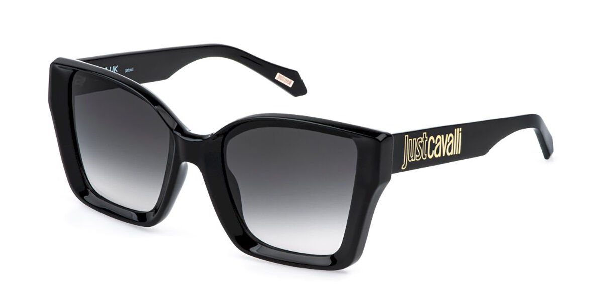 Just Cavalli SJC147 0700, Black frame, Smoke Gradient lenses