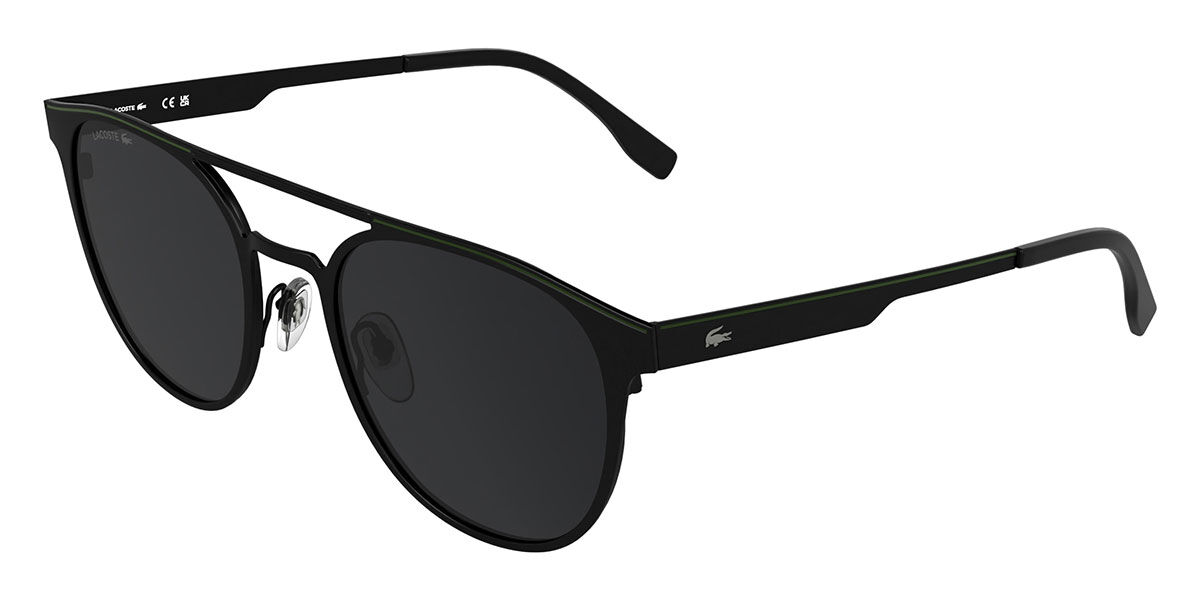Lacoste L275S 002, Black frame, Grey lenses