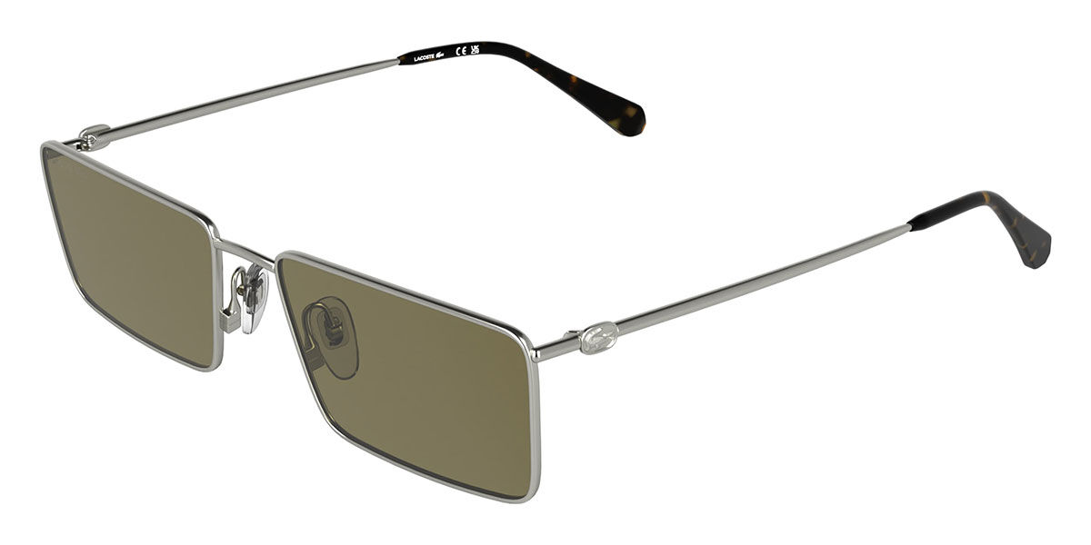 Lacoste L279S 041, Silver frame, Brown lenses
