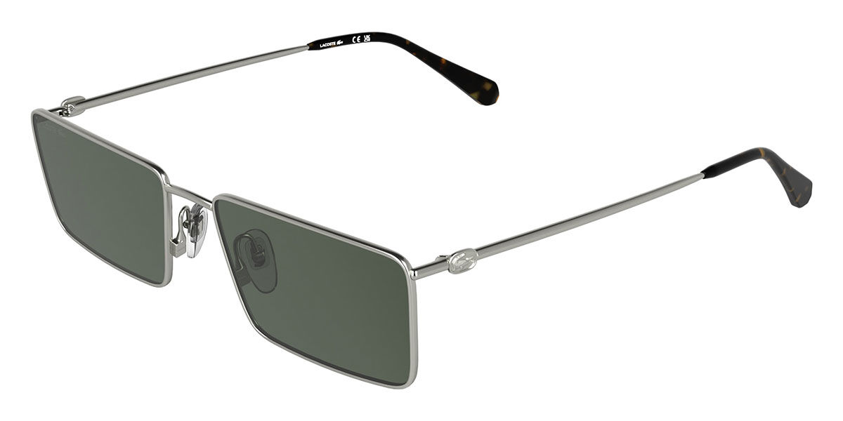 Lacoste L279S 042, Silver frame, Green lenses