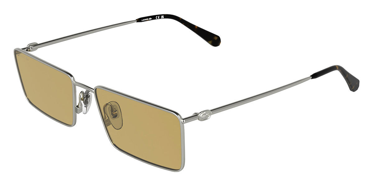 Lacoste L279S 043, Silver frame, Honey Brown lenses