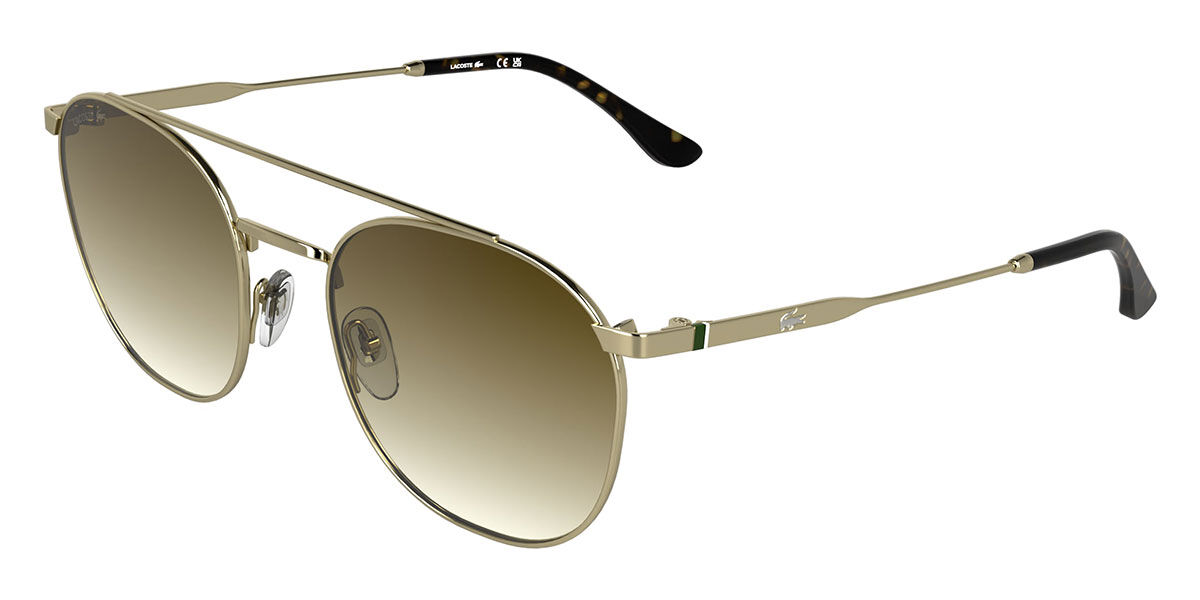 Lacoste L281S 714, Gold frame, Gardient Brown lenses