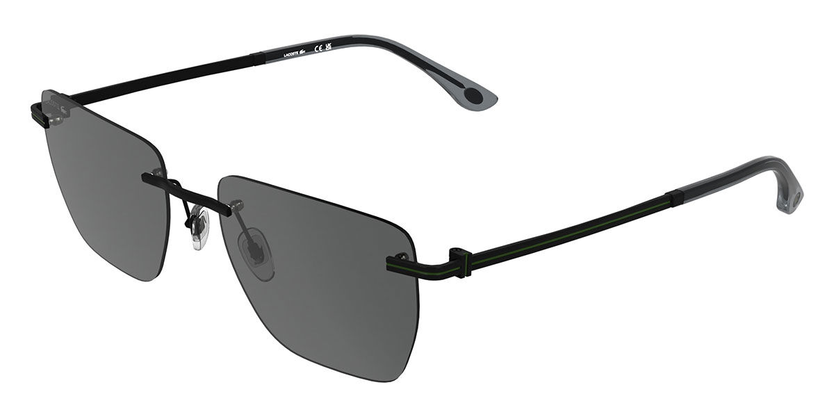 Lacoste L282S 002, Black frame, Grey lenses