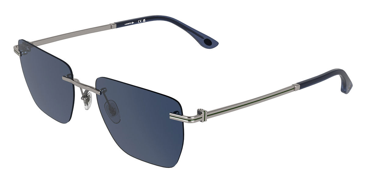 Lacoste L282S 038, Gunmetal frame, Blue lenses