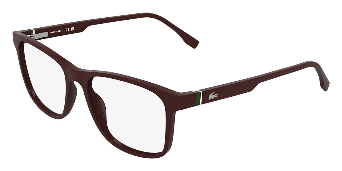 Lacoste L4007MAG-SET With Clip-On 601, Burgundy frame