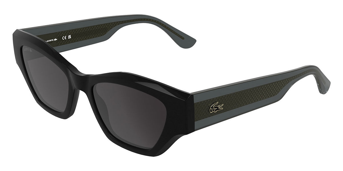 Lacoste L6072S 001, Black frame, Grey lenses
