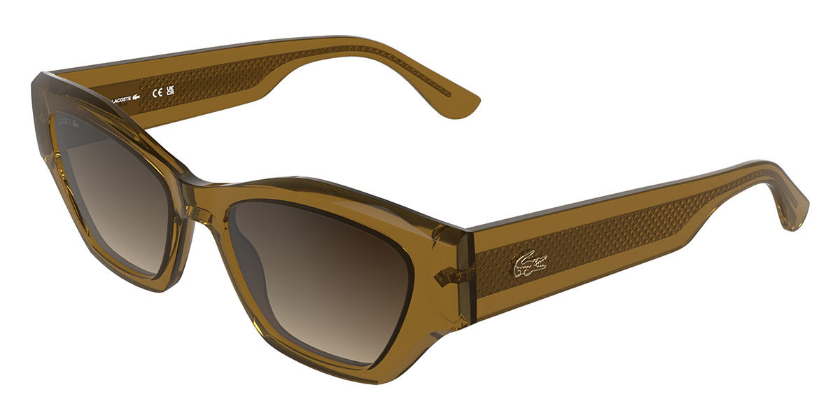 Lacoste L6072S 214, Brown frame, Gradient Brown lenses