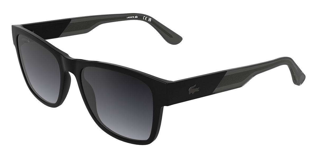 Lacoste L6084S 001, Black frame, Gradient Grey lenses