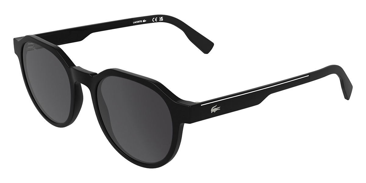 Lacoste L6087S 001, Black frame, Grey lenses