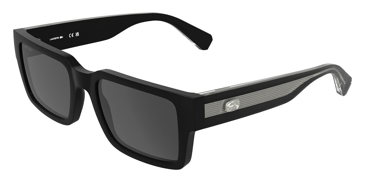 Lacoste L6089S 001, Black frame, Grey lenses