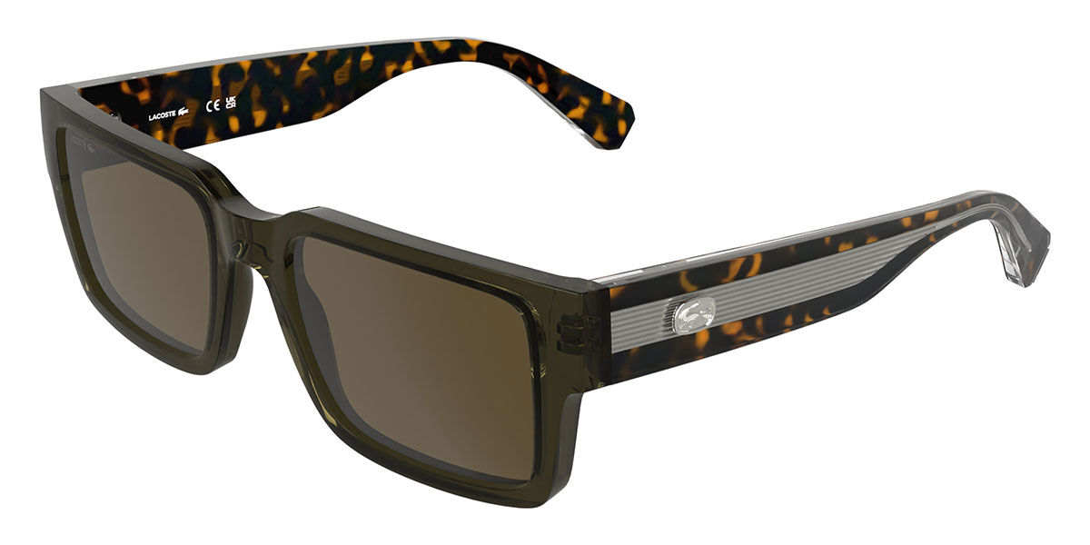 Lacoste L6089S 275, Green frame, Brown lenses