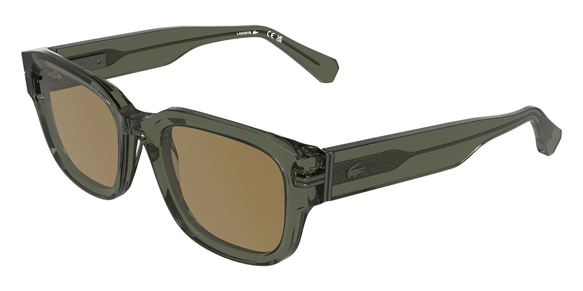 Lacoste L6093S 275, Green frame, Brown lenses