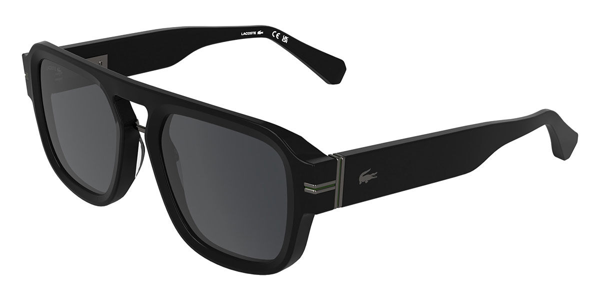 Lacoste L6094S 001, Black frame, Grey lenses