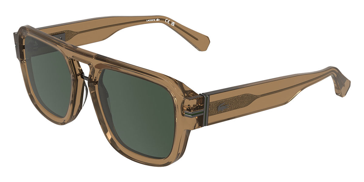 Lacoste L6094S 260, Brown frame, Green lenses
