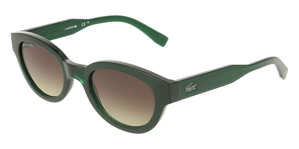 Lacoste L6024SRG 301, Green frame, Gradient Brown lenses