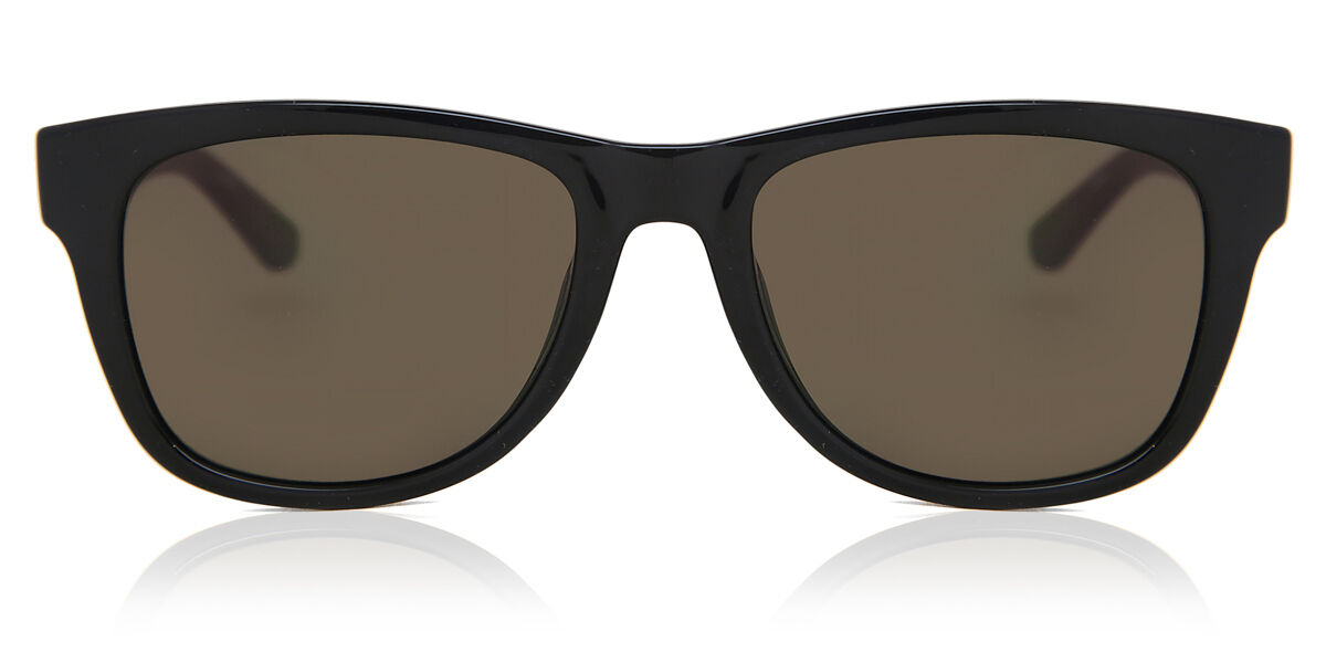 Lacoste L734S 001, Black frame, Brown lenses