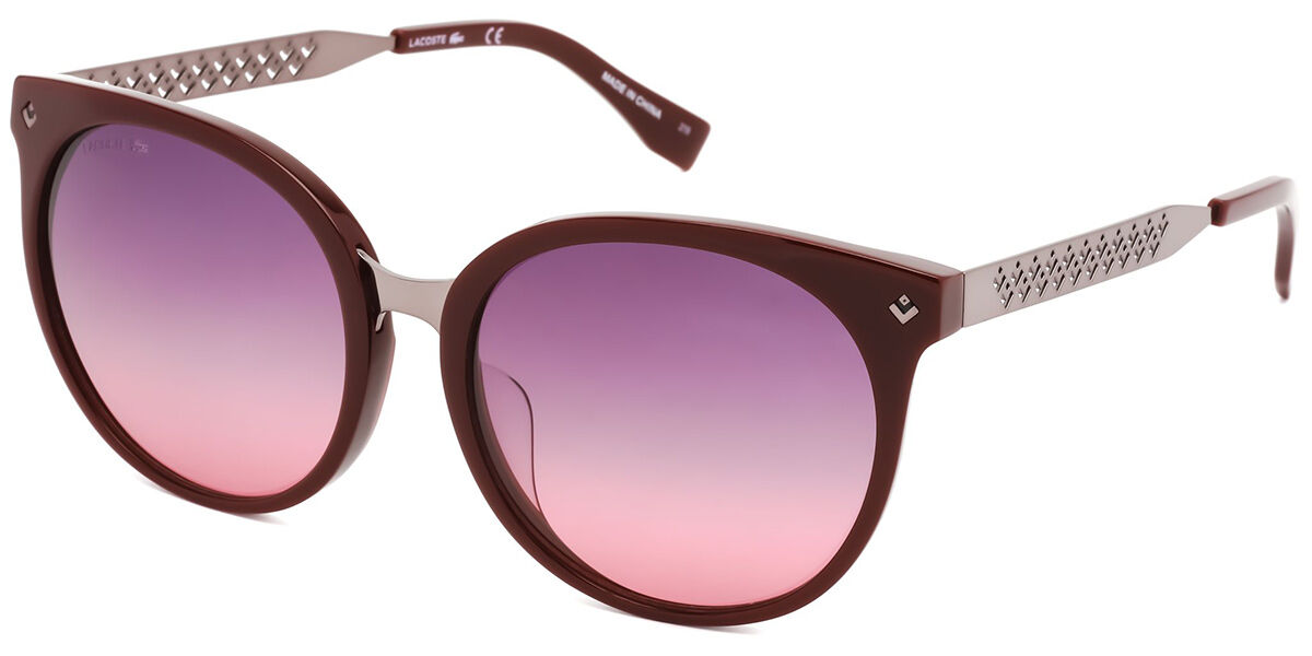 Lacoste L842SA Asian Fit 604, Red frame, Gradient Pink lenses