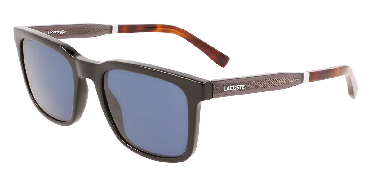 Lacoste L954S 001, Black frame, Blue lenses