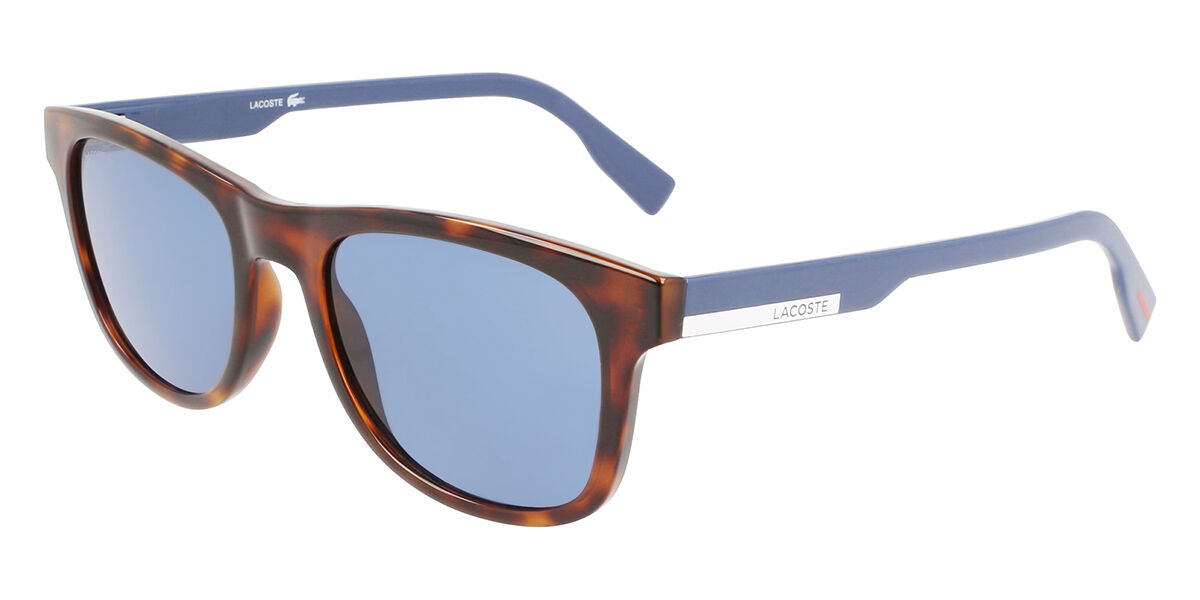 Lacoste L969S 230, Tortoiseshell frame, Blue lenses