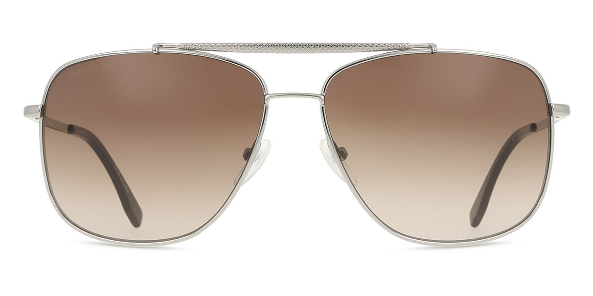 Lacoste L188S 035, Gold frame, Brown lenses