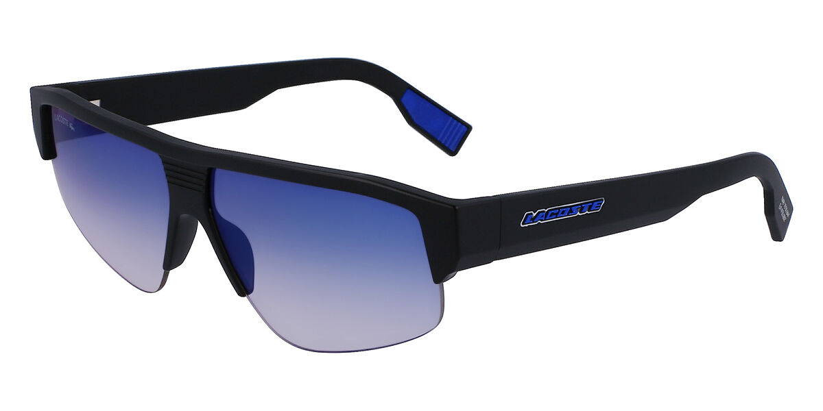 Lacoste L6003S 002, Black frame, Gradient Blue lenses