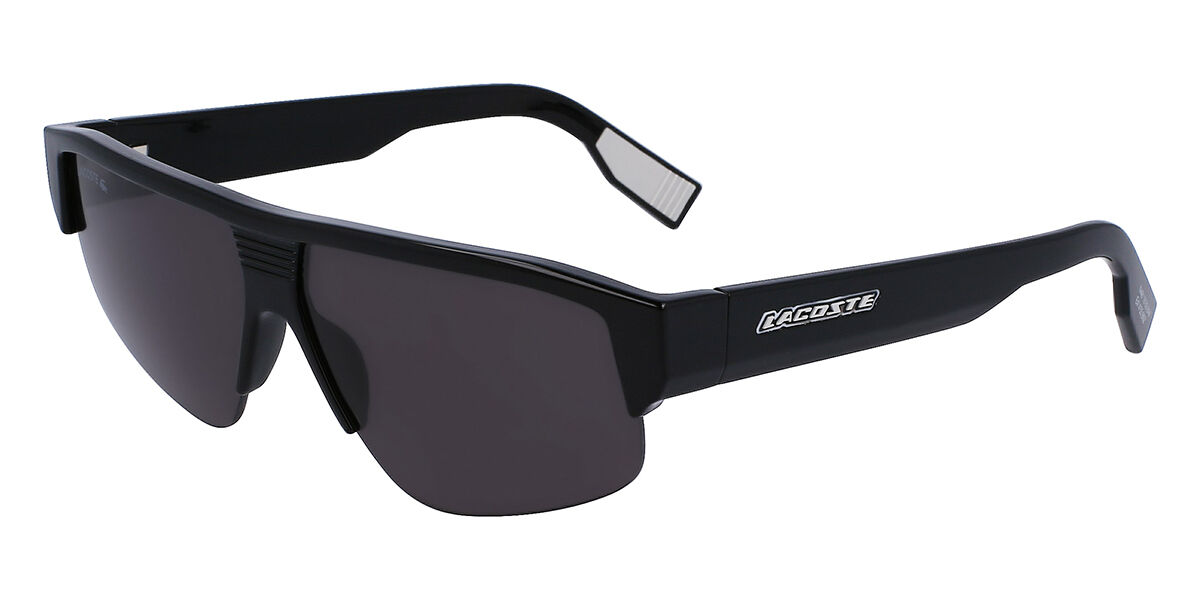 Lacoste L6003S 001, Black frame, Brown lenses