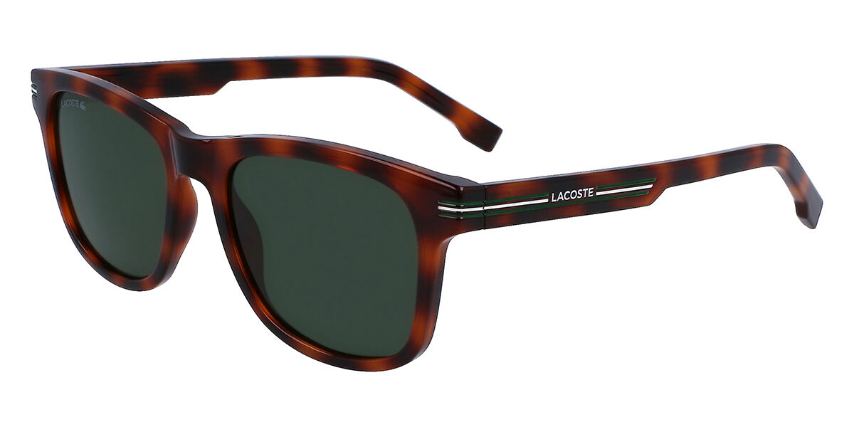Lacoste L995S N 214, Tortoiseshell frame, Green lenses
