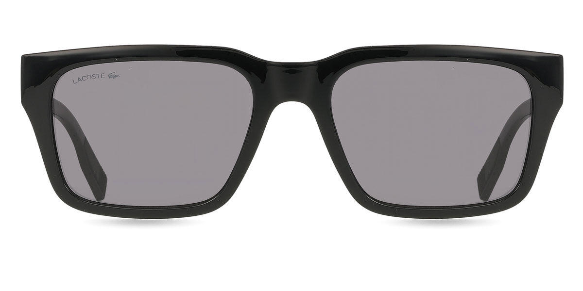 Lacoste L6004S 001, Black frame, Grey lenses