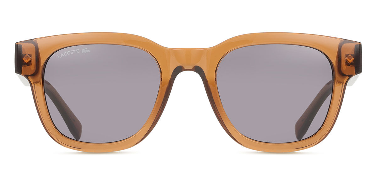 Lacoste L6023S N 210, Brown frame, Grey lenses