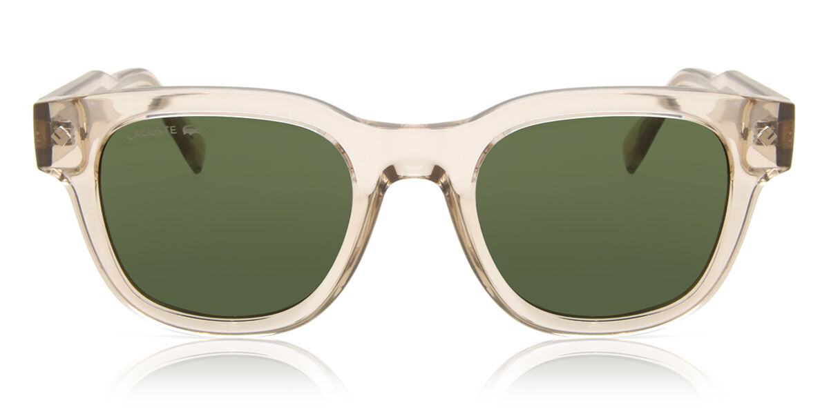 Lacoste L6023S N 264, Brown frame, Green lenses