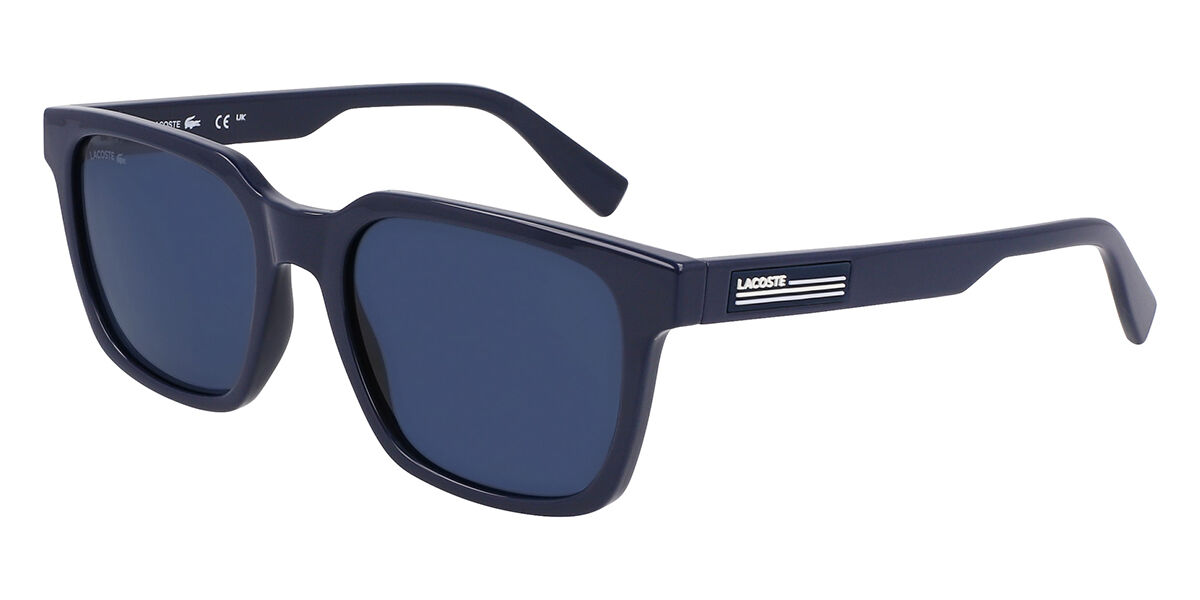 Lacoste L6028S 410, Blue frame, Blue lenses