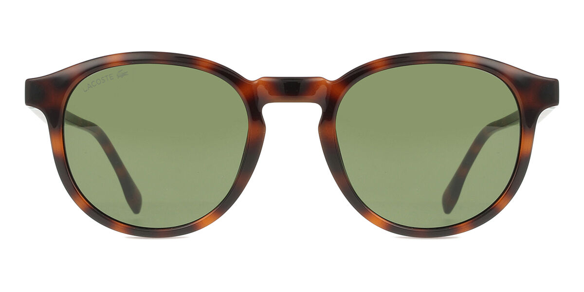 Lacoste L6030S N 214, Tortoiseshell frame, Green lenses