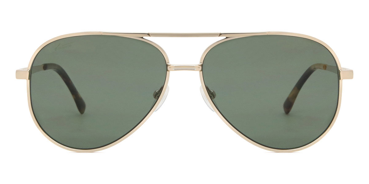 Lacoste L233SP 714, Gold frame, Dark Green lenses