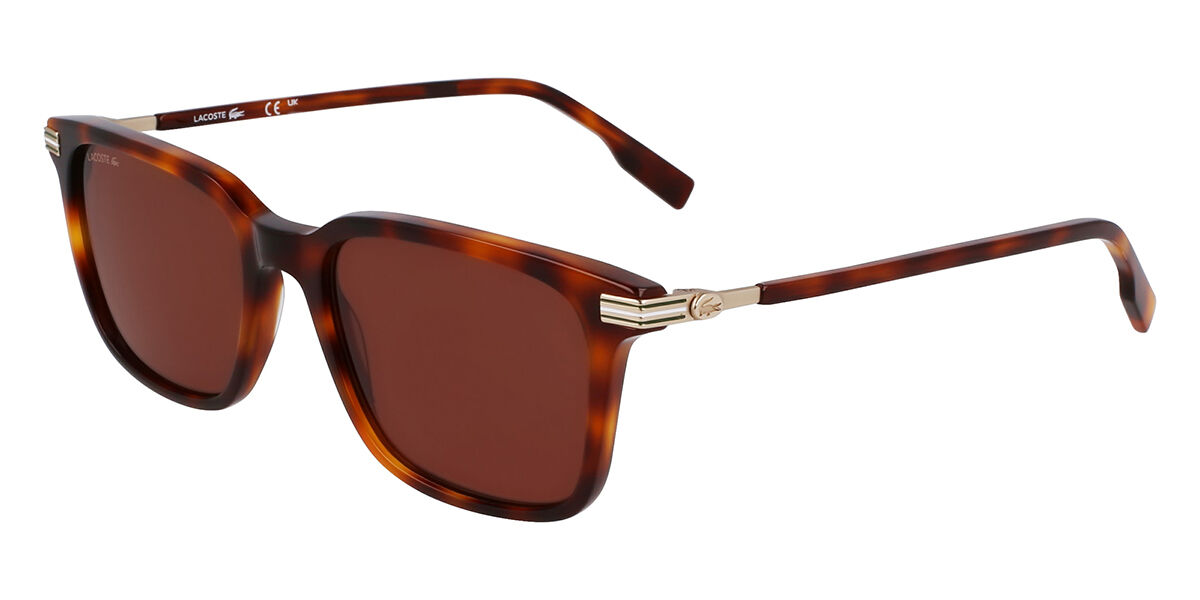 Lacoste L6035S 214, Tortoiseshell frame, Brown lenses