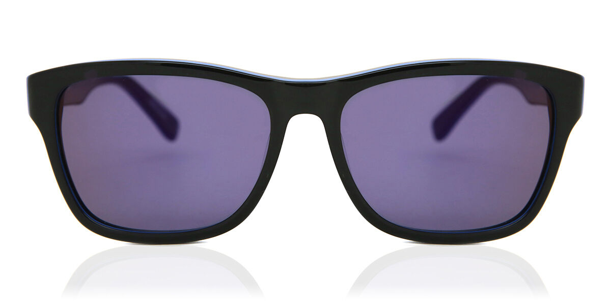 Lacoste L683S 006, Black frame, Purple lenses