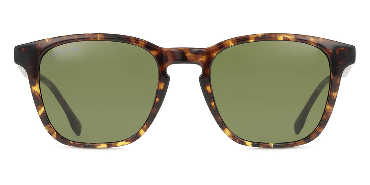 Lacoste L6040S N 214, Tortoiseshell frame, Green lenses
