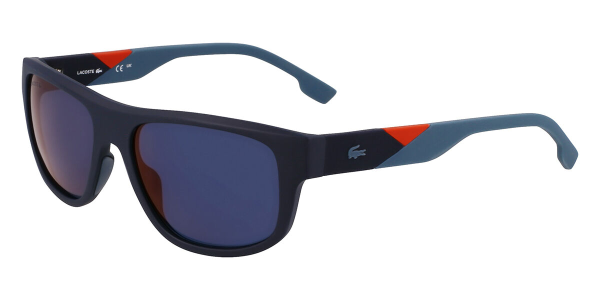 Lacoste L6042S 424, Blue frame, Blue Orange Flash Mirror lenses