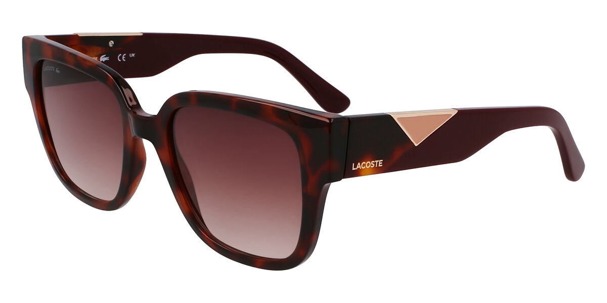 Lacoste L6044S 214, Tortoiseshell frame, Gradient Brown lenses
