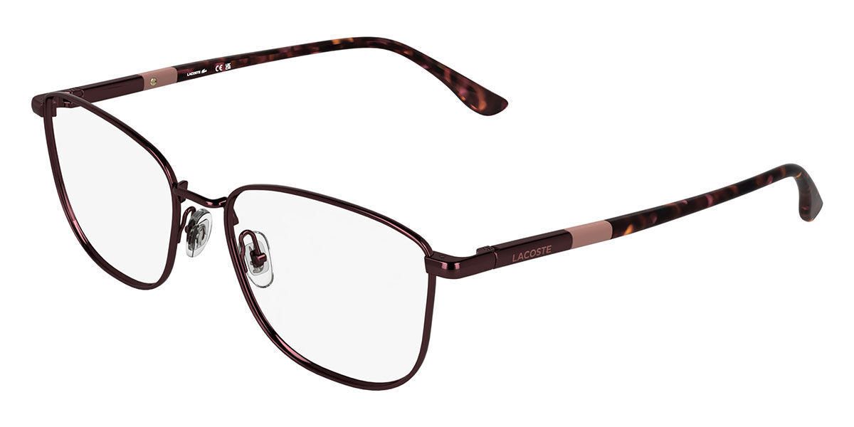 Lacoste L2317 601, Burgundy frame