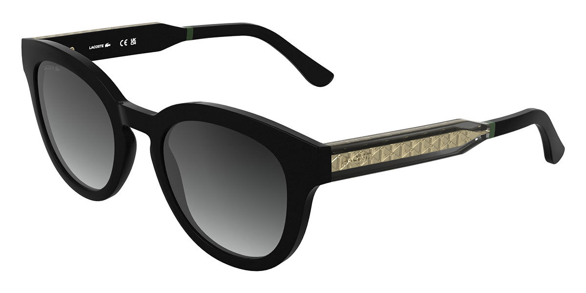 Lacoste L6070S 001, Black frame, Gradient Grey lenses