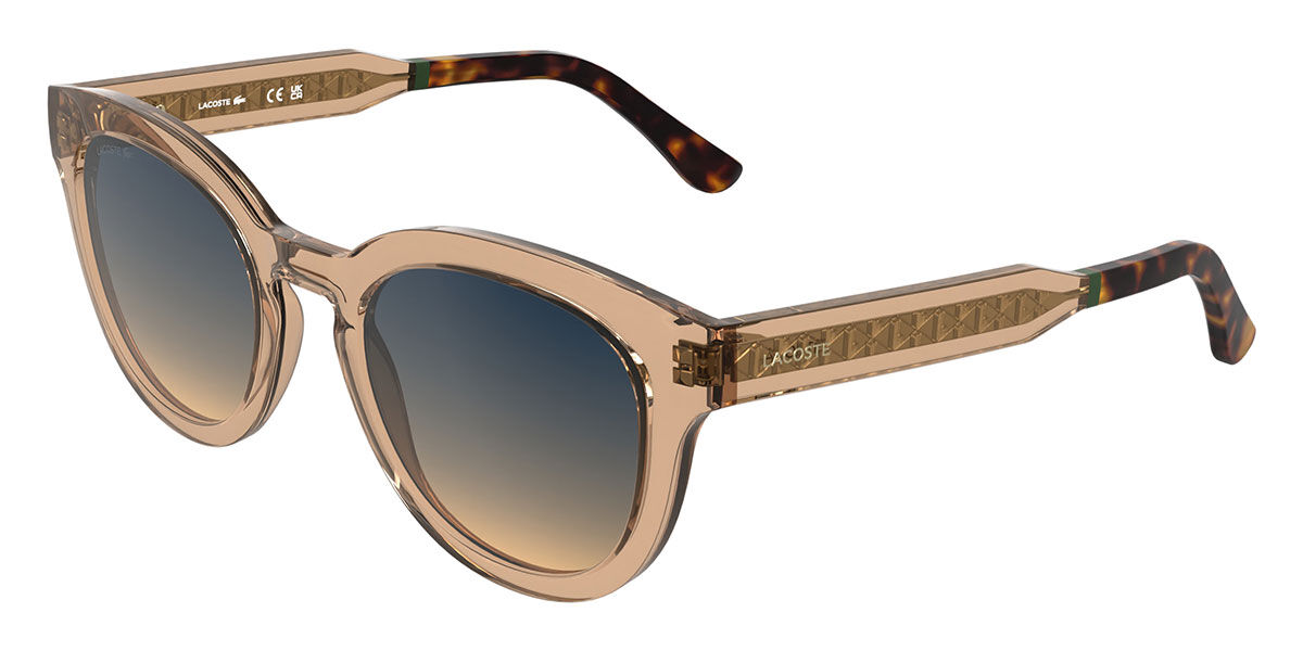 Lacoste L6070S 210, Brown frame, Gradient Blue/Brown lenses