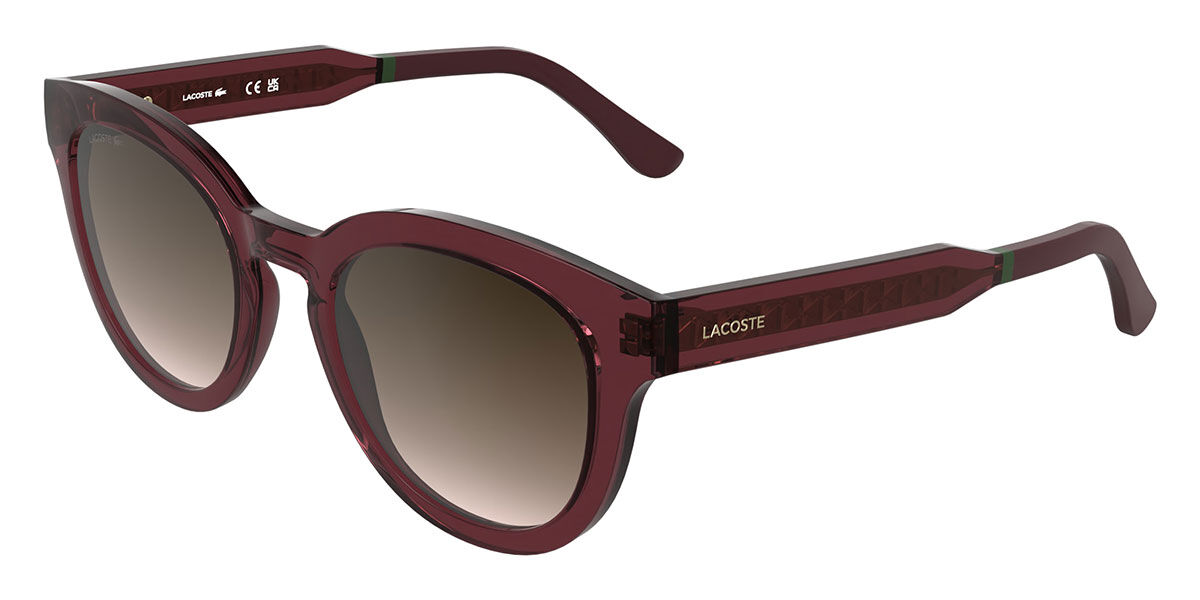 Lacoste L6070S 601, Burgundy frame, Gradient Brown lenses